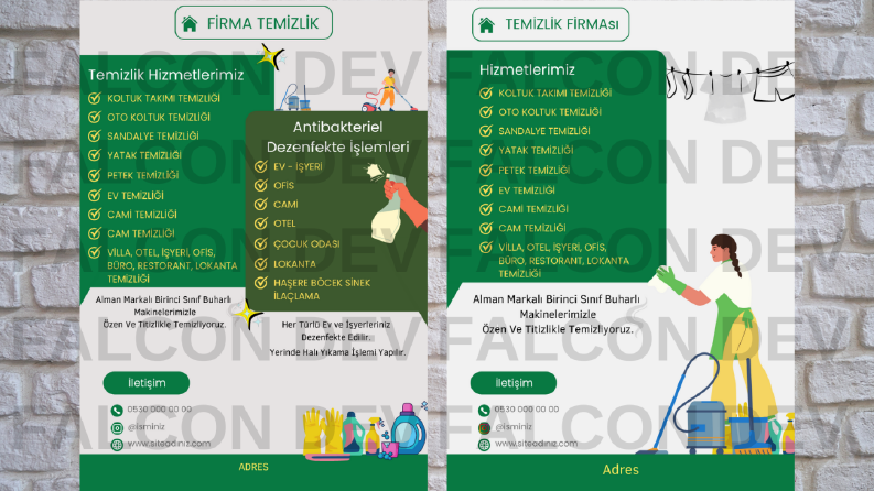 Temizlik Firması Örnek Broşür 1