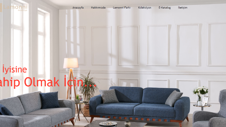 Lamonni Mobilya Kurumsal Web Yazılımı