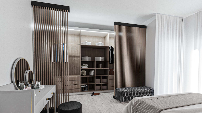 Villa - Giyinme Odası Tasarımı