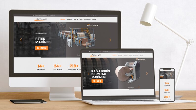 Makina Üretim Web Sayfası