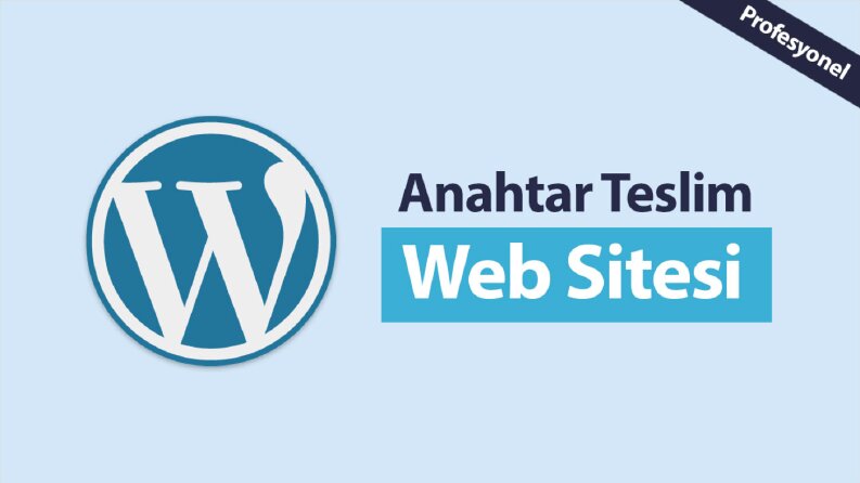 Anahtar Teslim Web Sitesi