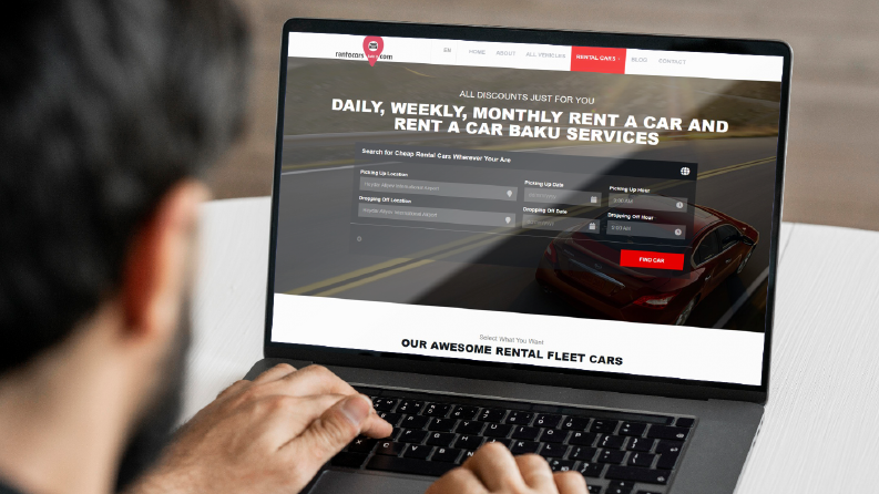 Rent a Cars Baku (Azerbaycan) - Web Site Hizmeti