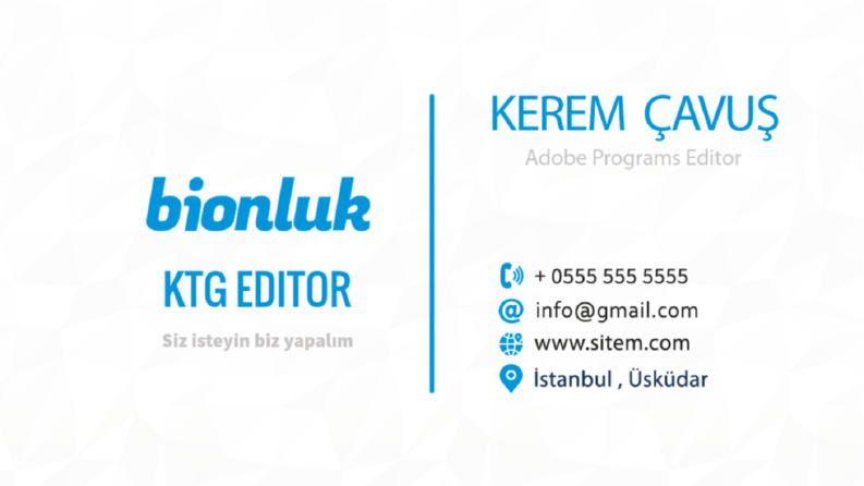 Kartvizit Tasarımları 