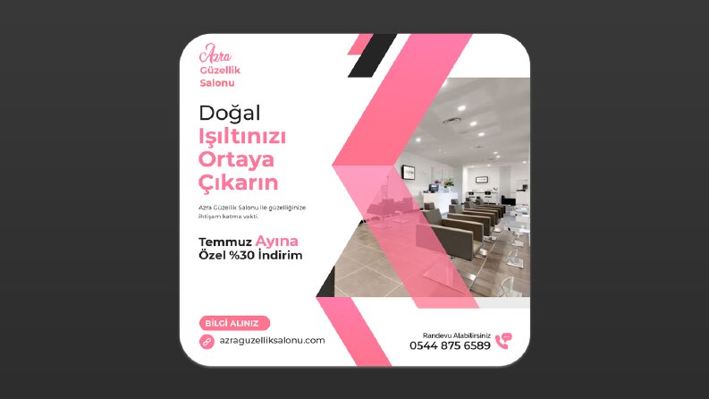 Azra Güzellik Salonu Tasarımı