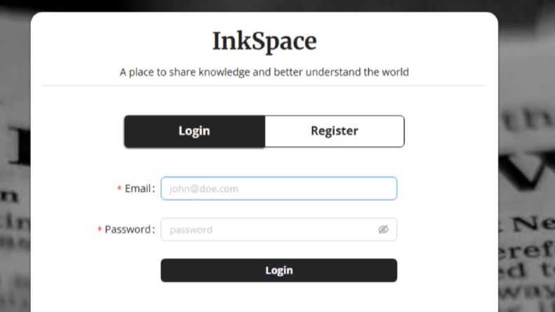 InkSpace | Blog App