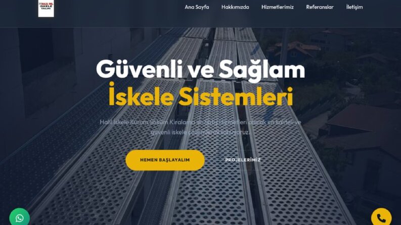 Halil İnşaat – Endüstriyel İskele & Kalıp Portalı