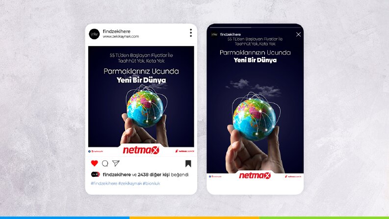 Net Max Sosyal Medya Tasarımı