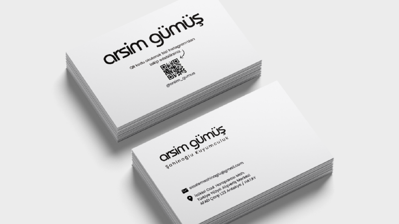 Arsim Gümüş | Kartvizit Tasarımı