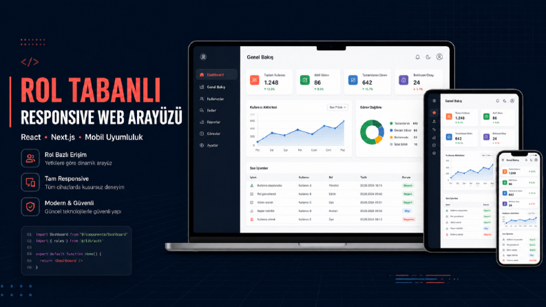 Rol Tabanlı Responsive Web Arayüzü
