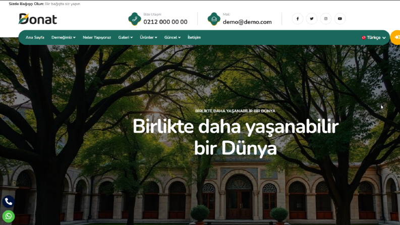 Dernek& Vakıf Web Sitesi Çalışması 
