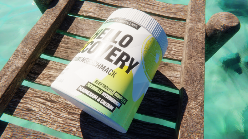 Pre Workout Ambalaj Tasarımı ve 3D Model