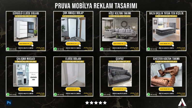 Mobilya Şirketi Reklam Tasarımı