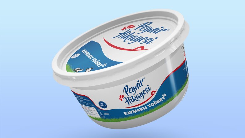 Peynir Hikayesi 1250GR Yoğurt Ambalaj Tasarımı