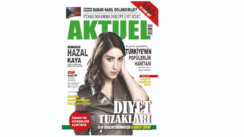Dergi kapak tasarımı