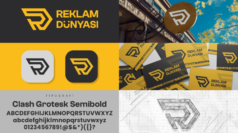 Reklam Dünyası - Monogram Logo Tasarımı