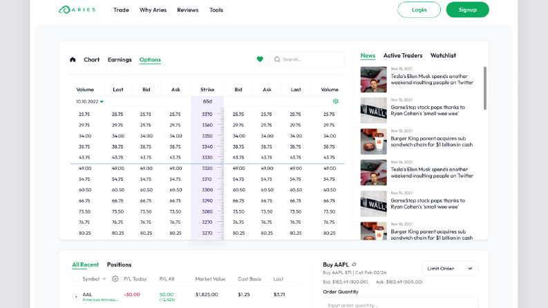 Trading Dashboard UI/UX Design