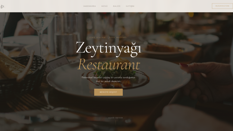 Restorant Site Tasarımı