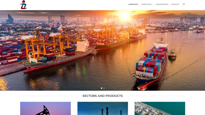 Uluslararası Petrol Firma Web Sitesi