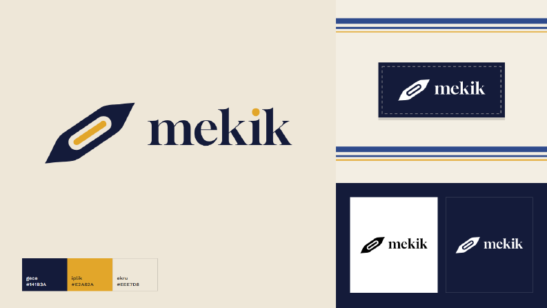 Ev tekstili mağazası için logo tasarımı