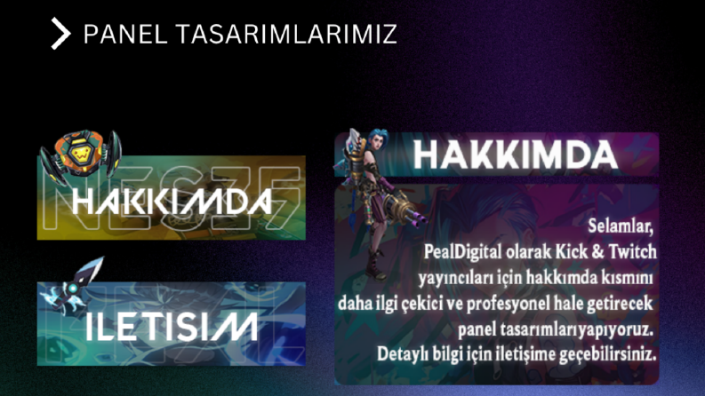 Kick & Twitch Hakkımda Paneli
