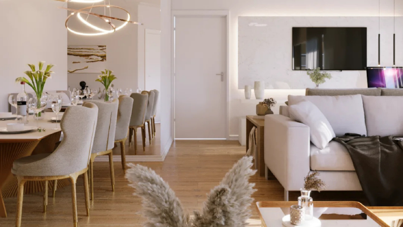 Modern Yaşam ve Yemek Alanı