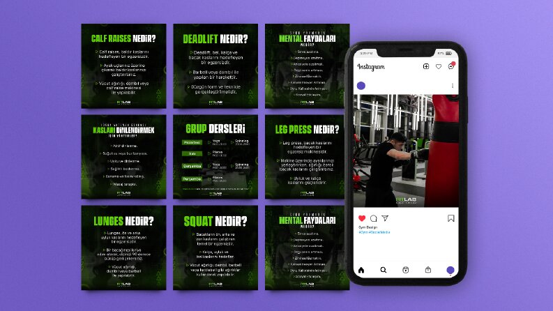 Fitness Social Media Design