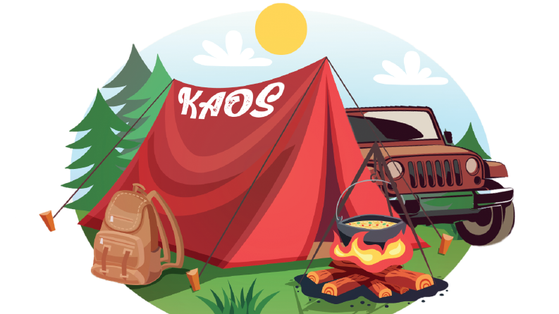 "KAOS" topluluğu için logo çalışması