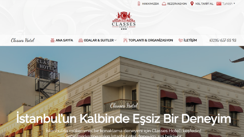 Classes Hotel Wordpress