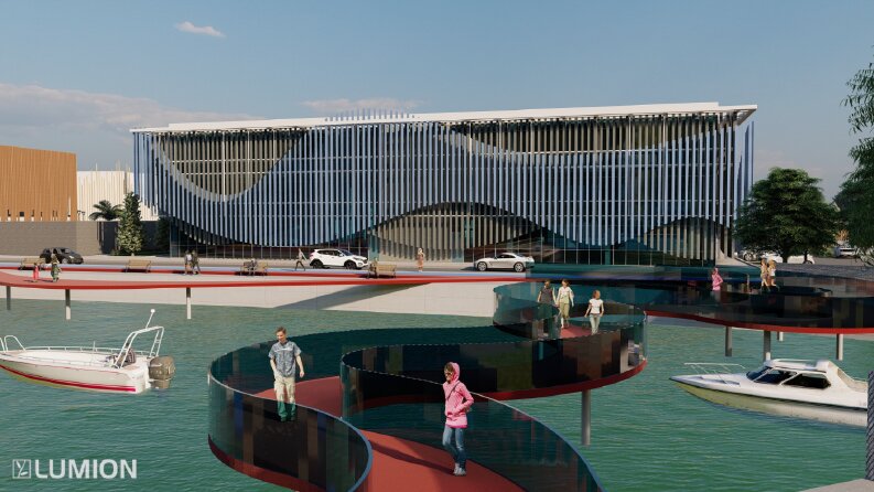 Üniversite Kampüsü Projesi - Tasarım, Modelleme, Render