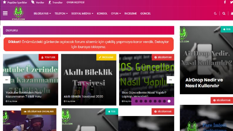 Genel Blog Sitesi Yazıları