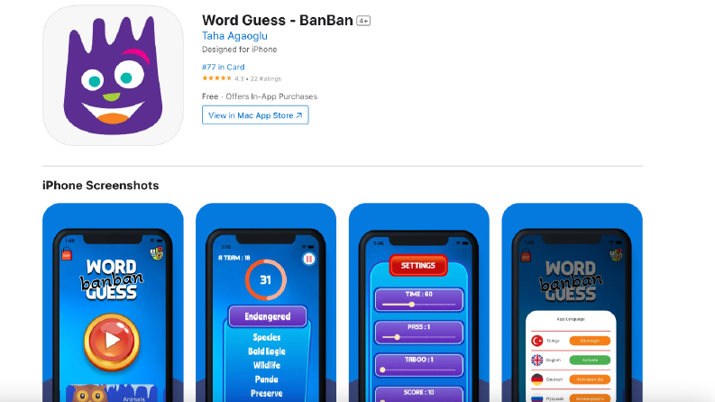 Word Guess - BanBan