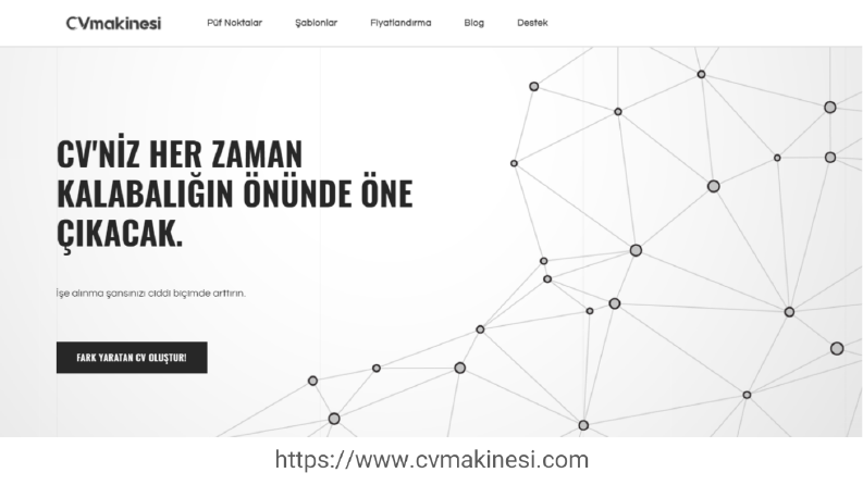 Referans Site Örnekleri - CV Makinesi 