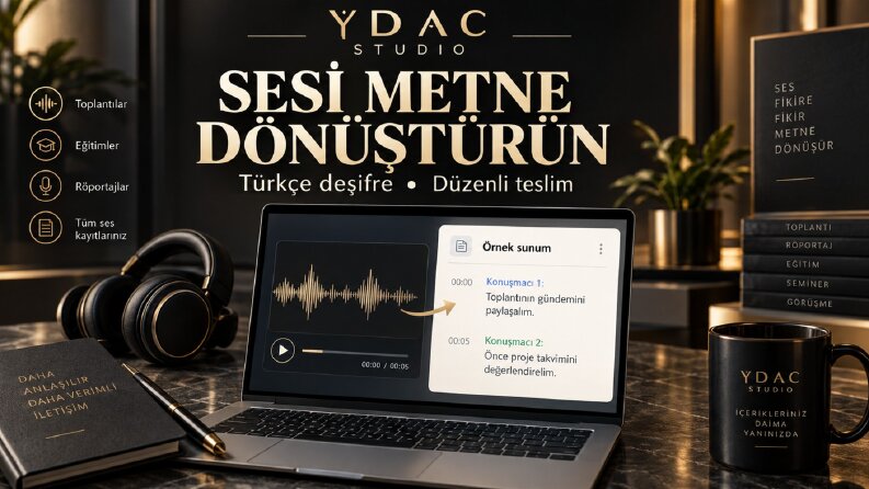 Türkçe Sesi Metine Dönüştürme