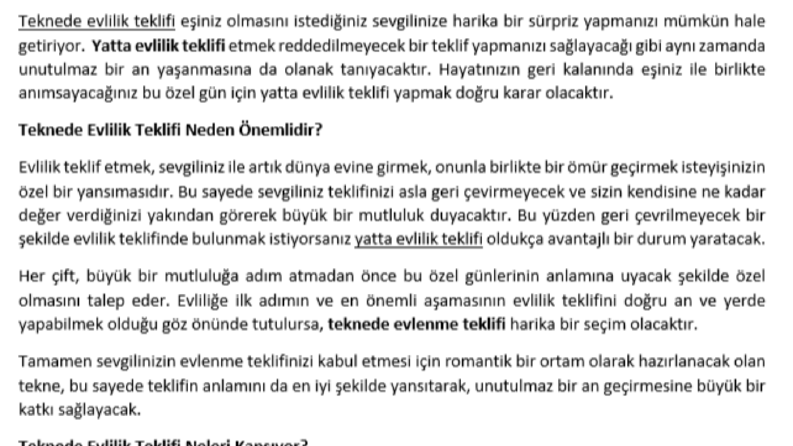 Seo ve LSI uyumlu içerikler