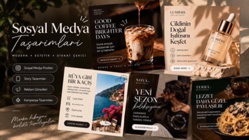 Modern Sosyal Medya ve Reklam Tasarımları