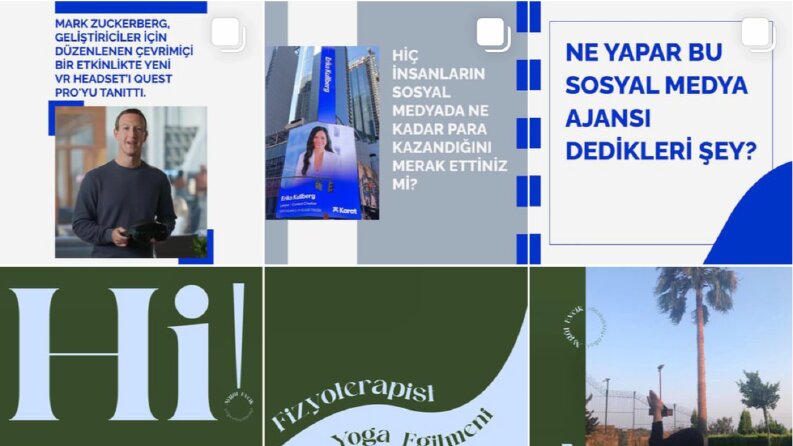 Sosyal Medya Tasarim + Icerik