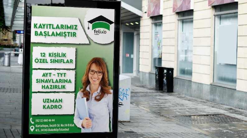Felixo Akademi banner çalışması