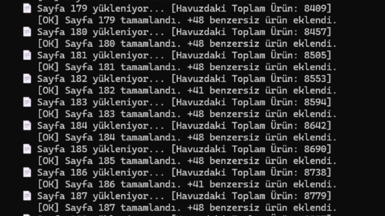 Ürün Bilgisi Toplama