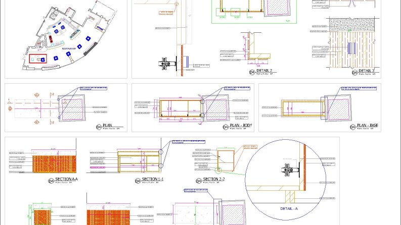 AutoCAD teknik detay çizimi