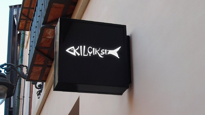 Kılçıksız-Balık Restoranı logo tasarımı