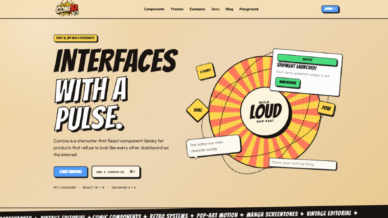 Comixa Ui Npm Package