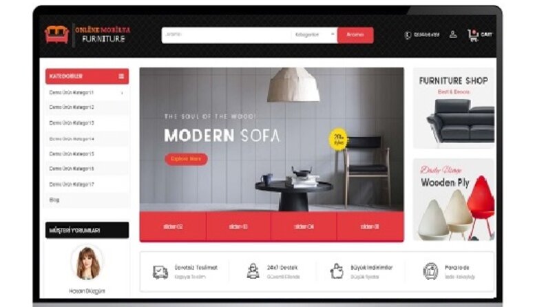 Mobilya Mağaza Projemiz