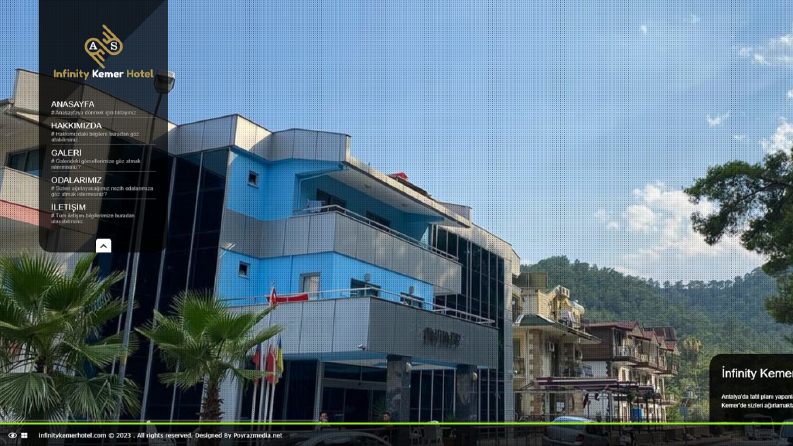 İnfinity Hotel - Web Site Kurulumu