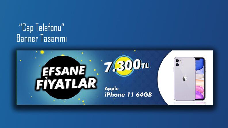 Elektronik Market Banner Tasarımı