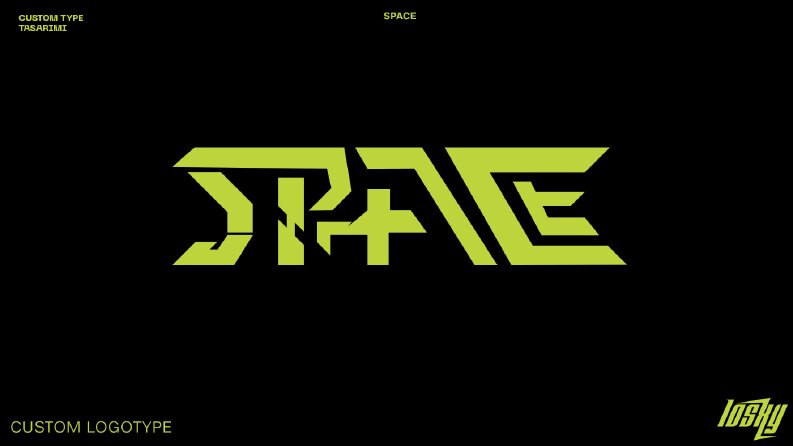 SPACE CUSTOM LOGOTYPE TASARIMI