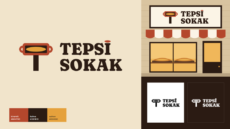 Pide ve pizza fırını için logo tasarımı