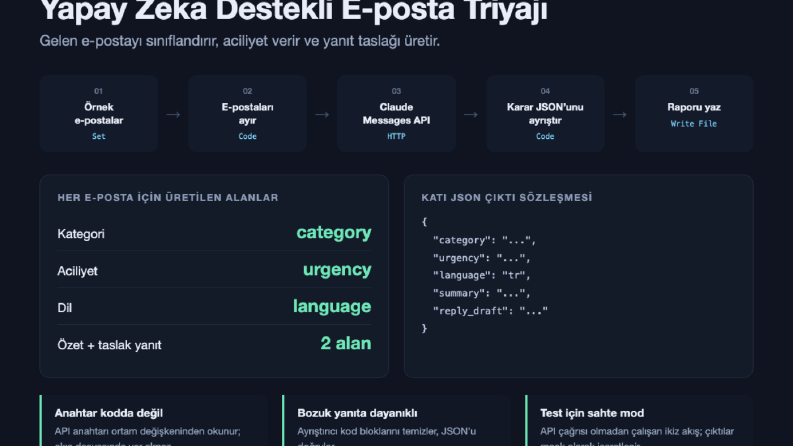 Yapay Zeka Destekli E-posta Triyajı ve Yanıt Taslağı