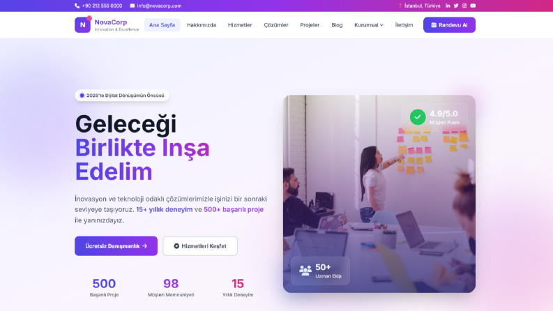 Teknoloji Web Sitesi 