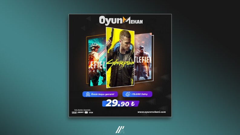 Oyun Satış Mağaza Reklamı