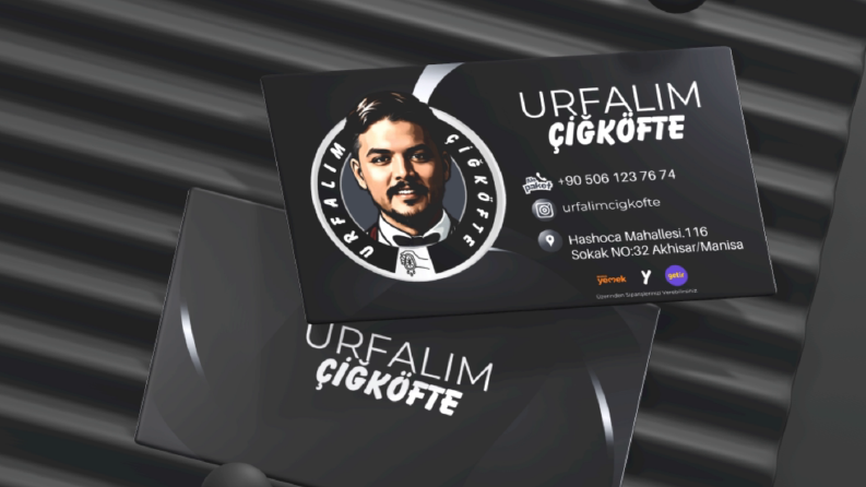 URFALIM ÇİĞKÖFTE KARTVİZİT TASARIMI